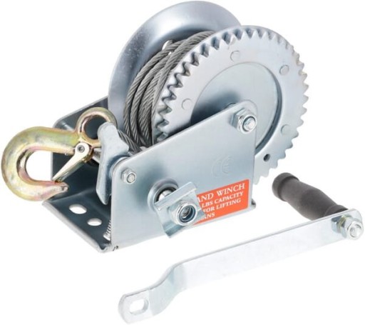 РУЧНАЯ ЛЕБЕДКА 540КГ/810КГ ДЛИНА КАНАТА 8М