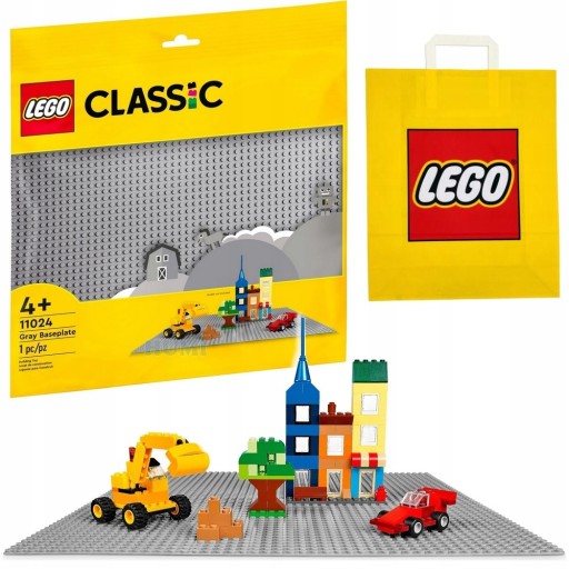 LEGO 11024 CLASSIC Duża Podstawka konstrukcyjna Szara płytka do