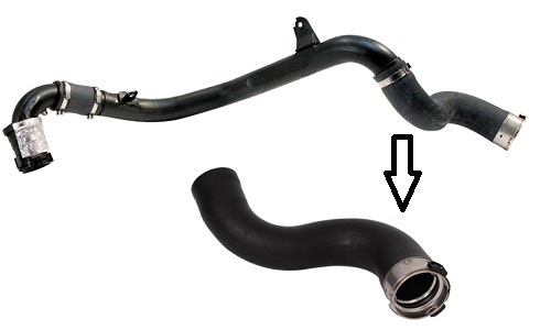 8200 962 - RENAULT MEGANE 1.9 dCi турбо интеркулер шланг трубы