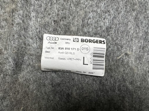 AUDI Q3 83A Radschale links heck 83A810171D