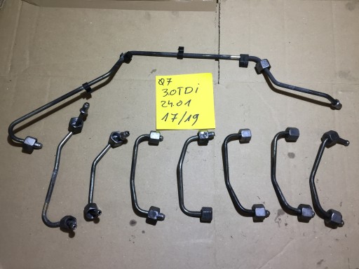 17/19 - AUDI Q7 4L 3.0 TDI топливопроводы
