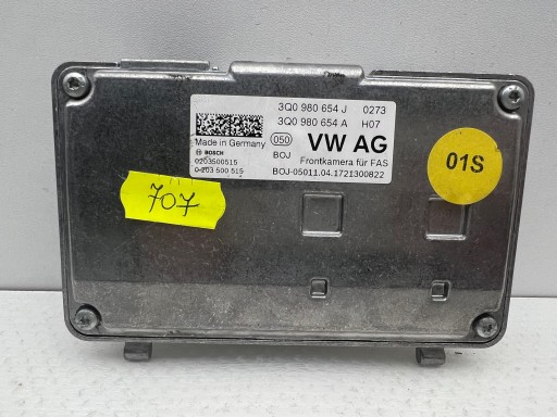 PRKA114216755 - Vw arteon 18r камера ассистент движения по полосе 3q0980654j