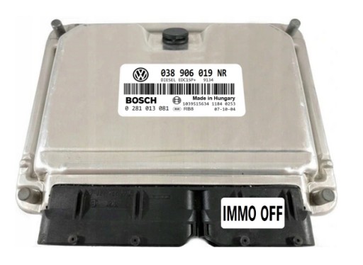 038906019NR - Эбу компьютера skoda 1.9 038906019 нет. 0281013081 иммо выключено