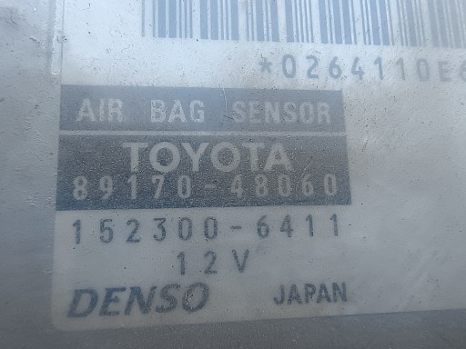 SENSOR unité de commande électronique uce airbag 89170-48060 LEXUS RX L1
