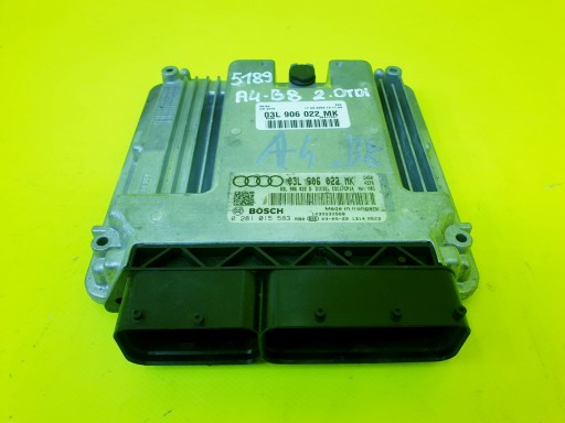 0281015583 03L906022MK - Комп'ютер ecu контролер двигуна audi a4 b8 2.0 tdi