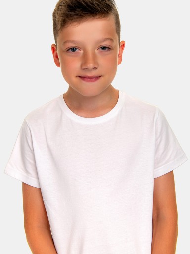 CHECKBOARD Футболка дитяча біла бавовна 146