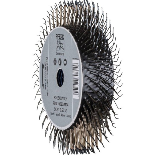 Щітка кругла PFERD POS RBU 10020/M14 SC ST 0 6