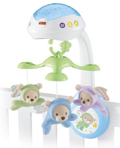 Карусель Fisher-Price CDN41 Butterfly Dreams 3в1 над ліжком