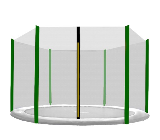 Сітка для батута K12269 Aga 250 см чорна