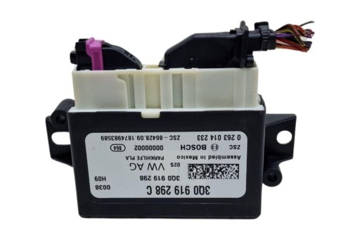 Модуль pdc vw tiguan (5n_) 3q0919298c 2.0l дизель 103kw 2018