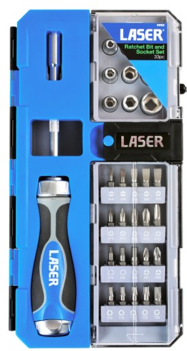 Ratchet Отвертка, Bit and Socket Set 33ele