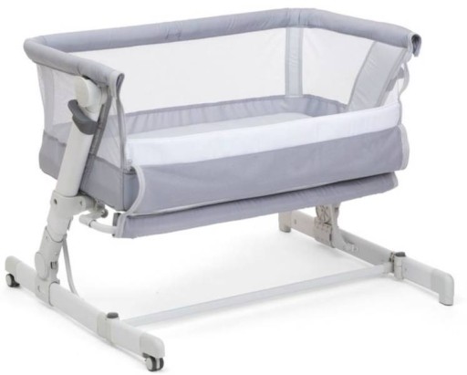 Дорожнє ліжечко Chicco 68,5 х 97 см, відтінки сірий і сріблястий