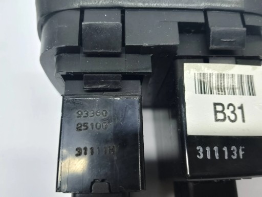 Panel control heights of the lights wiper control Hyundai Accent 93