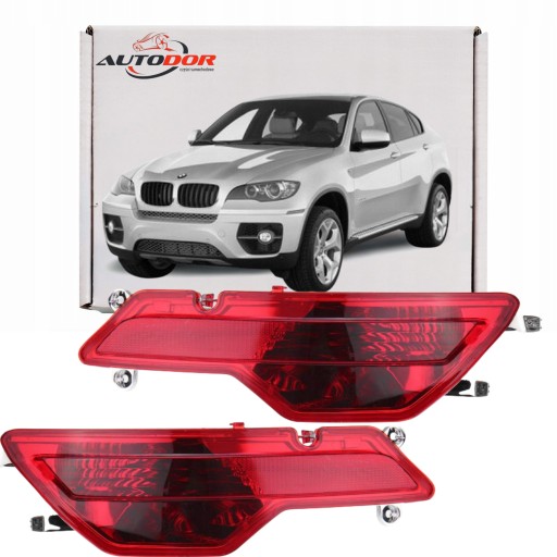 D041616 - Bmw x6 e71 2007-14 задній протитуманний фара рефлектори лівий+правий комплект