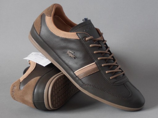 BUTY LACOSTE MISANO 118 BROWN (M2A5) r. 47 12436050222 -