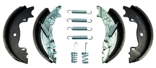 61014 - ТОРМОЗНЫЕ КОЛОДКИ ДЛЯ ЗАМЕНЫ ОСИ KNOTT 160X35