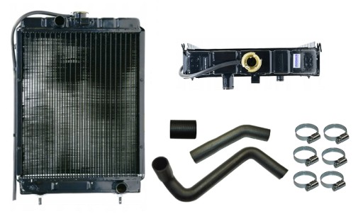 42293023 50017062 - 4-РЯДНИЙ МІДНИЙ ОХОЛОДЖУВАЧ ВОДИ C-330 + ШЛАНГИ