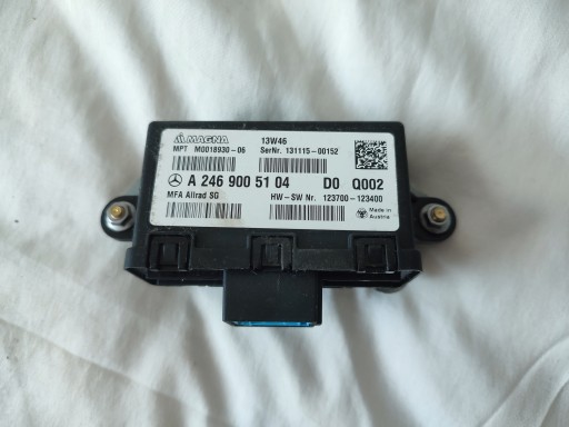 Монтаж модуля контроллера привода 4matic a2469005104 w246 w176 w117 mercedes