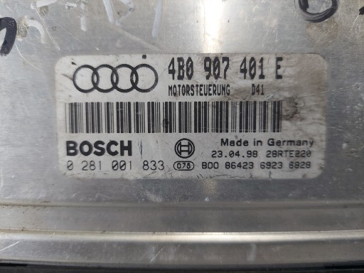 A6 C5 2.5 TDI 4B0907401E bedienteil des motors