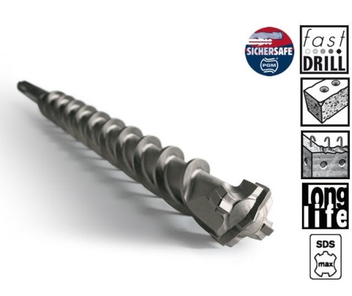 СВЕРДЛО SDS-MAX Speed-X 20/1200/1320мм BOSCH