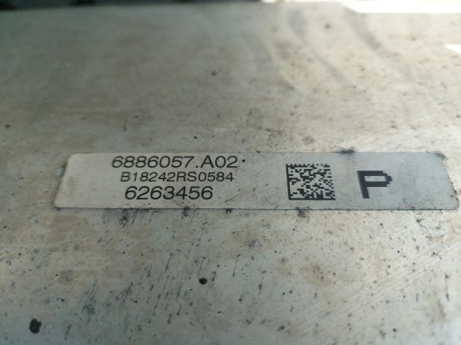 BMW G30 530E axle beam axle beam subframe rear part 6886057