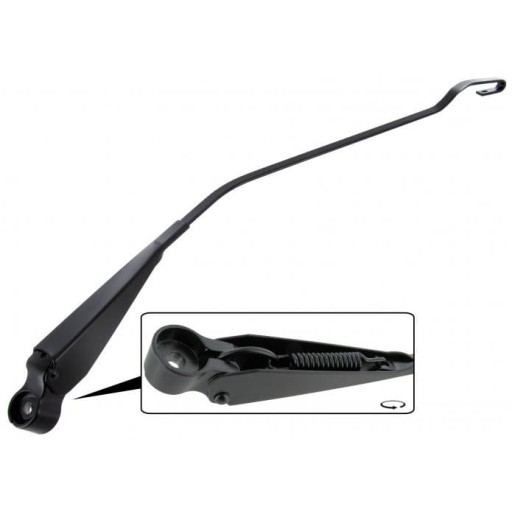 072440P - Рычаг стеклоочистителя черный передний RHD VW BUS T3