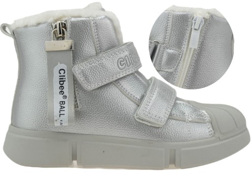 Сніжні черевики Clibee 29 розмір, сріблясті