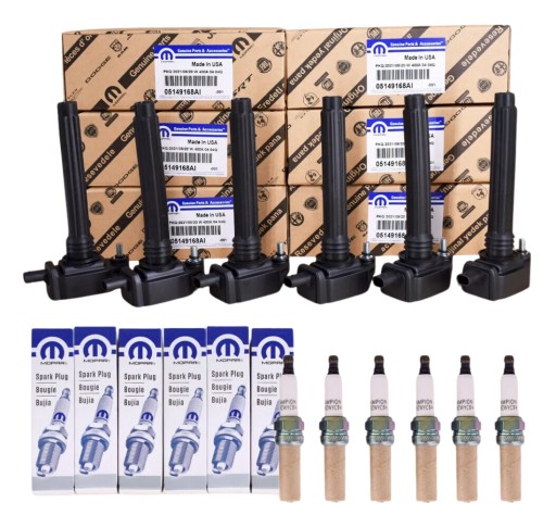SP149125AE, 05149168AI - Свічки свічки комплект котушок chrysler jeep dodge 3.6 pentastar 2011-2023