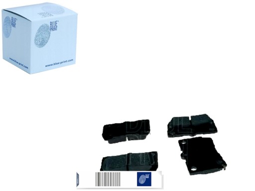 BLUADT342156/RS5 - BLUE PRINT ЗАДНІ ГАЛЬМІВНІ КОЛОДКИ LEXUS GS IS C IS І