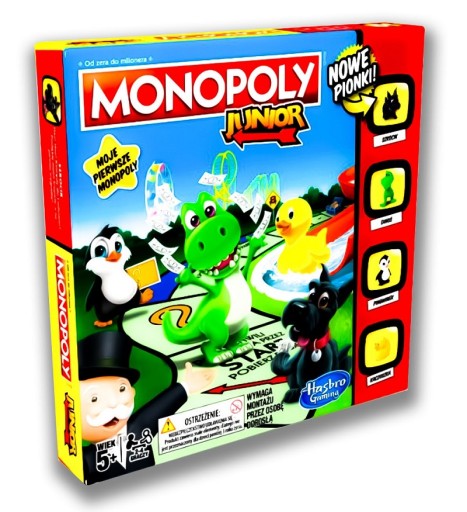 Oryginalna Gra Monopoly Junior Polski Jezyk Hasbro 99 99 Zl 8145220737 Allegro Pl