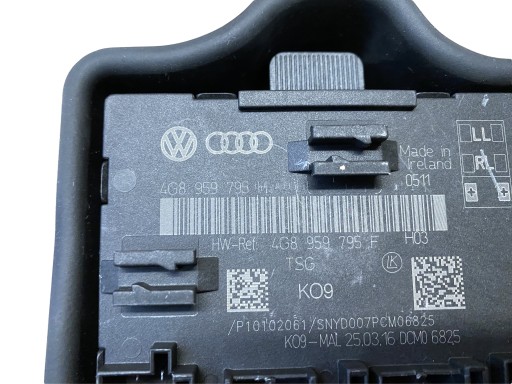 AUDI A6 A7 4G C7 Bedienteil modul Tür heck 4G8959795H