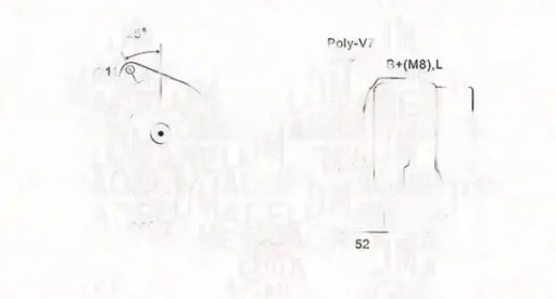 Генератор 063731837010 magneti marelli fiat