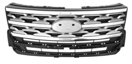 PFD07451 - FORD EXPLORER 18- Решетка радиатора ХРОМИРОВАННЫЕ ПОЛОСКИ