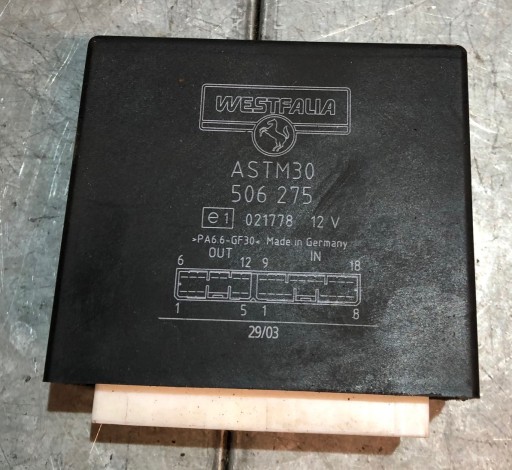 AUDI A6 C5 модуль крюка WESTFALIA ASTM30 506275