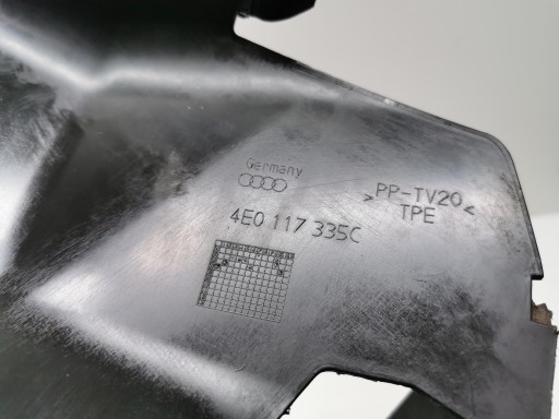 air duct air line left AUDI A8 D3 4E0117335C