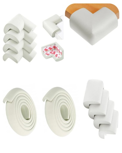 КОМПЛЕКТ ПОРОЛОВОЇ СТРІЧКИ 4м + 8x НАКЛАДКИ КУТІВ КРАЇ