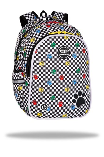 Багатокамерний шкільний рюкзак CoolPack білий