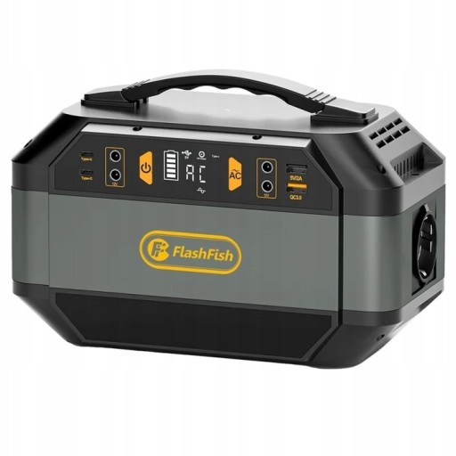 Портативная электростанция flashfish p56 300 вт для использования на открытом воздухе, мощность 288,6 втч