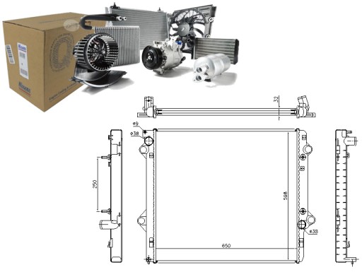 86213356 - РАДИАТОР NISSENS TOYOTA LAND CRUISER PRADO J120 (02-)