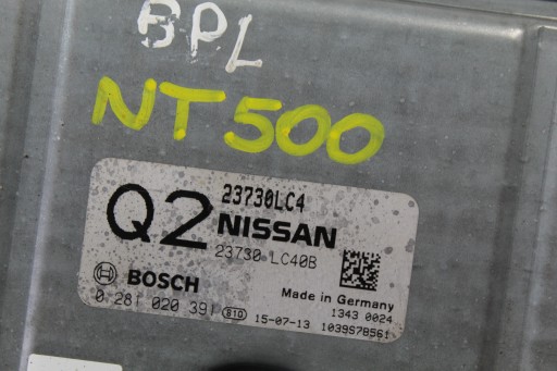 computer control unit of the engine NISSAN NT500