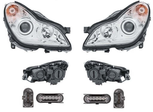 SS503409-H 503410-H - ЛАМПА ФАРА MERCEDES CLS КЛАС C219 04- L+R