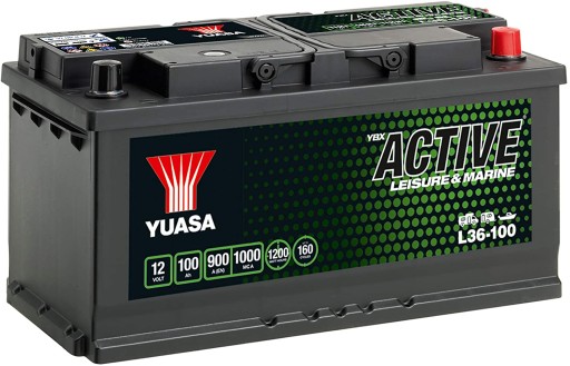 L36-100 - Yuasa аккумулятор 100ah 12V 900A P + глубокого разл