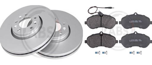 17773 - НАБІР ДИСКИ КОЛОДКИ FIAT SCUDO СПЕРЕДУ ВІД 2007-- > 16R ВИРОБНИК ABS