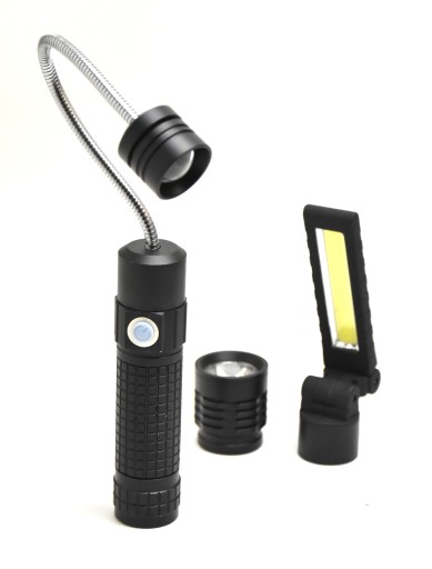 Багатофункціональний Світлодіодний ліхтарик COB XPE USB T6 6W