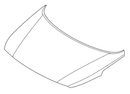 66400C8000 - Капот двигуна HYUNDAI I20 2017