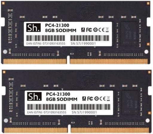 Pamäť RAM DDR4 16GB (2x8GB) SODIMM 2666mHz notebook