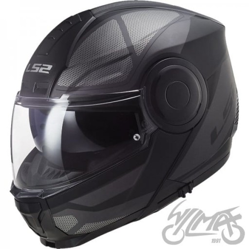 Шолом LS2 FF902 SCOPE AXIS BLACK TITANIUM XS PINLOCK