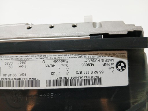 EKRAN bildschirm, der navigation BMW E60 E61 LCI 9211972 (0000655)