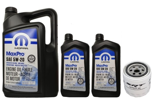 MOPAR 5W20 7L + ФИЛЬТР 5038041 DODGE CHRYSLER JEEP