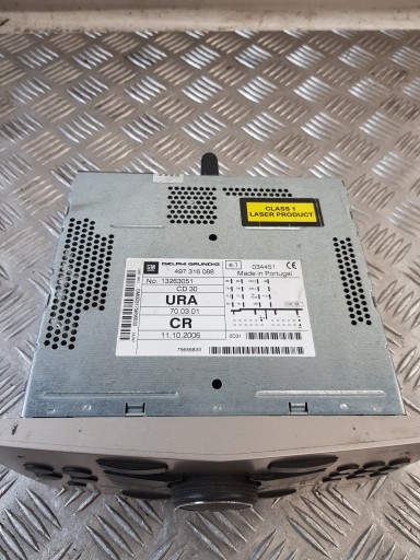RADIO 13263051 + display 13208194 OPEL ASTRA H 07R